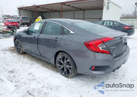 2021 Honda Civic Sport из США, поврежденный, VIN 2HGFC2F85MH558200